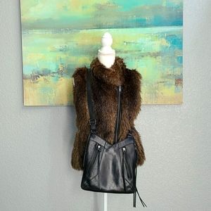 Joe's leather crossbody bag